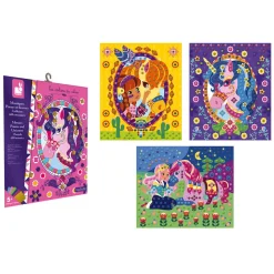 Set Créatif Mosaïques en Mousse Poneys et Licornes