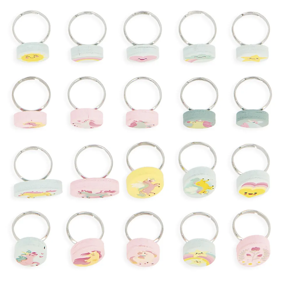 Set de 20 Bagues Licorne