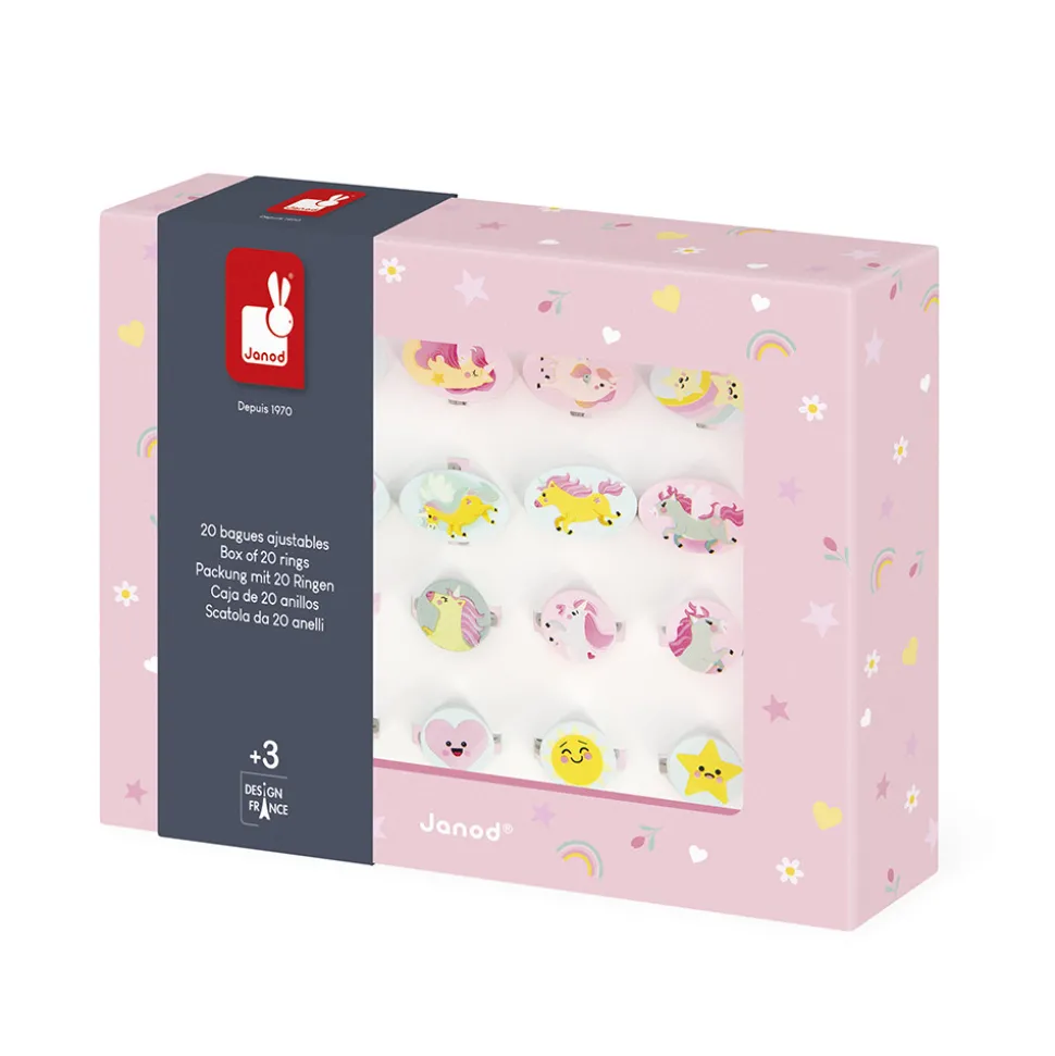 Set de 20 Bagues Licorne