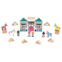 Set de 37 cubes en bois Royaume enchanté - Cross Roads