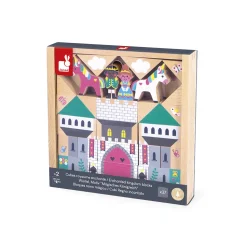 Set de 37 cubes en bois Royaume enchanté - Cross Roads