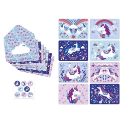Set d'invitations Licorne Dreamland