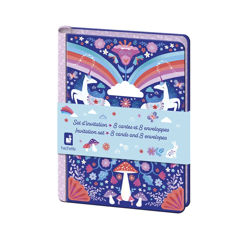 Set d'invitations Licorne Dreamland
