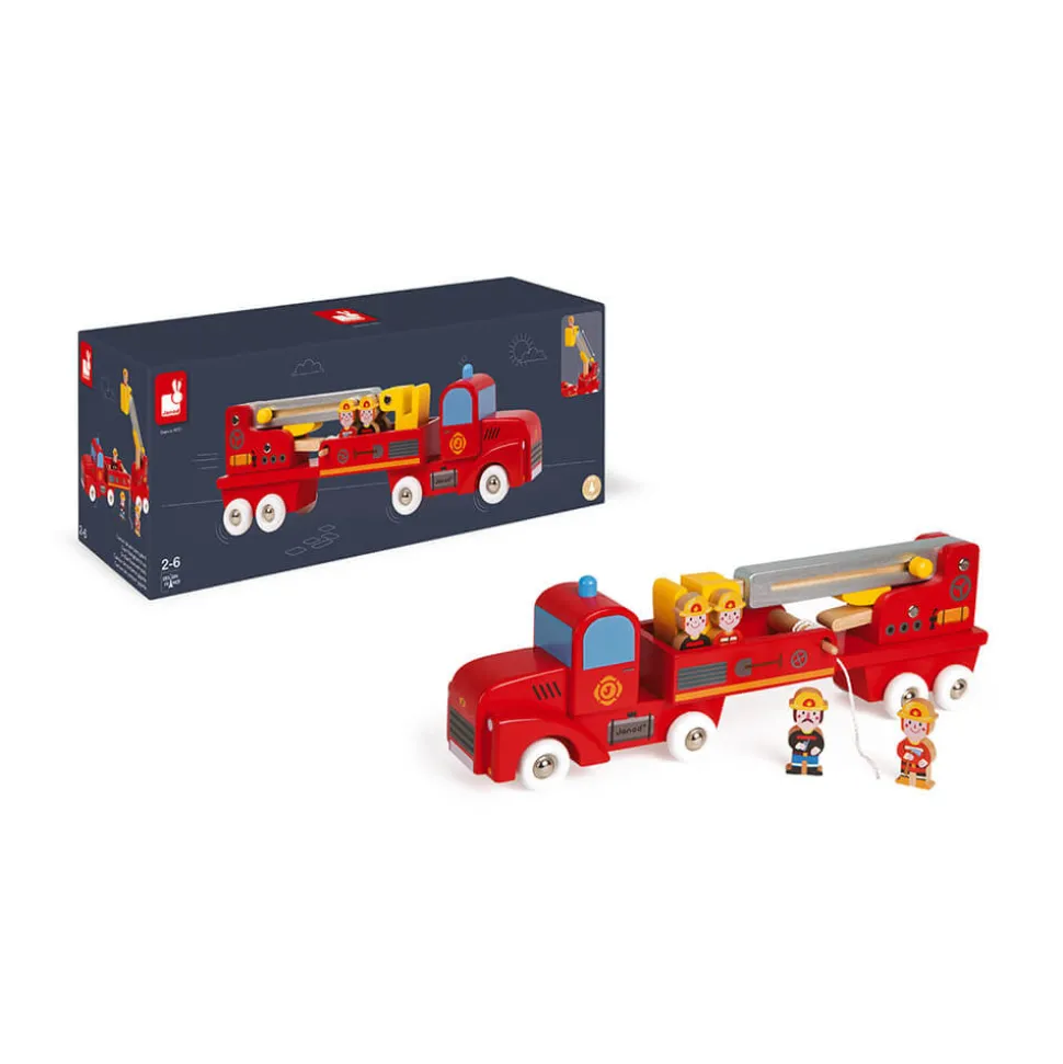 Story - Camion de Pompiers Géant (bois)