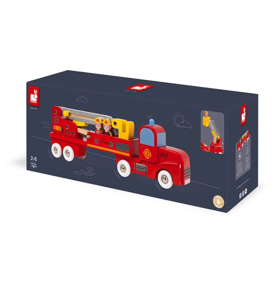 Story - Camion de Pompiers Géant (bois)