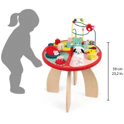 Table d'activités Baby Forest (bois)