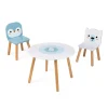 Table et 2 chaises Banquise (Bois)