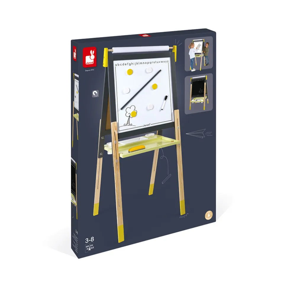 Tableau Réglable gris et Jaune (bois)