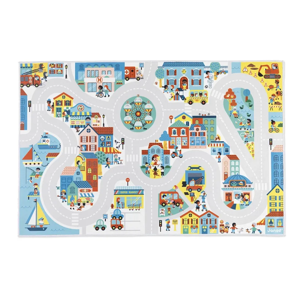 Tapis avec circuit Ville - Cross Roads
