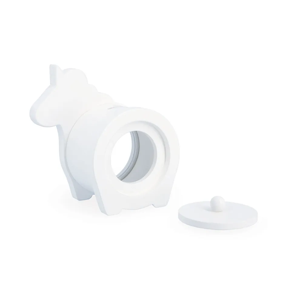 Tirelire Licorne en bois