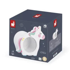 Tirelire Licorne en bois