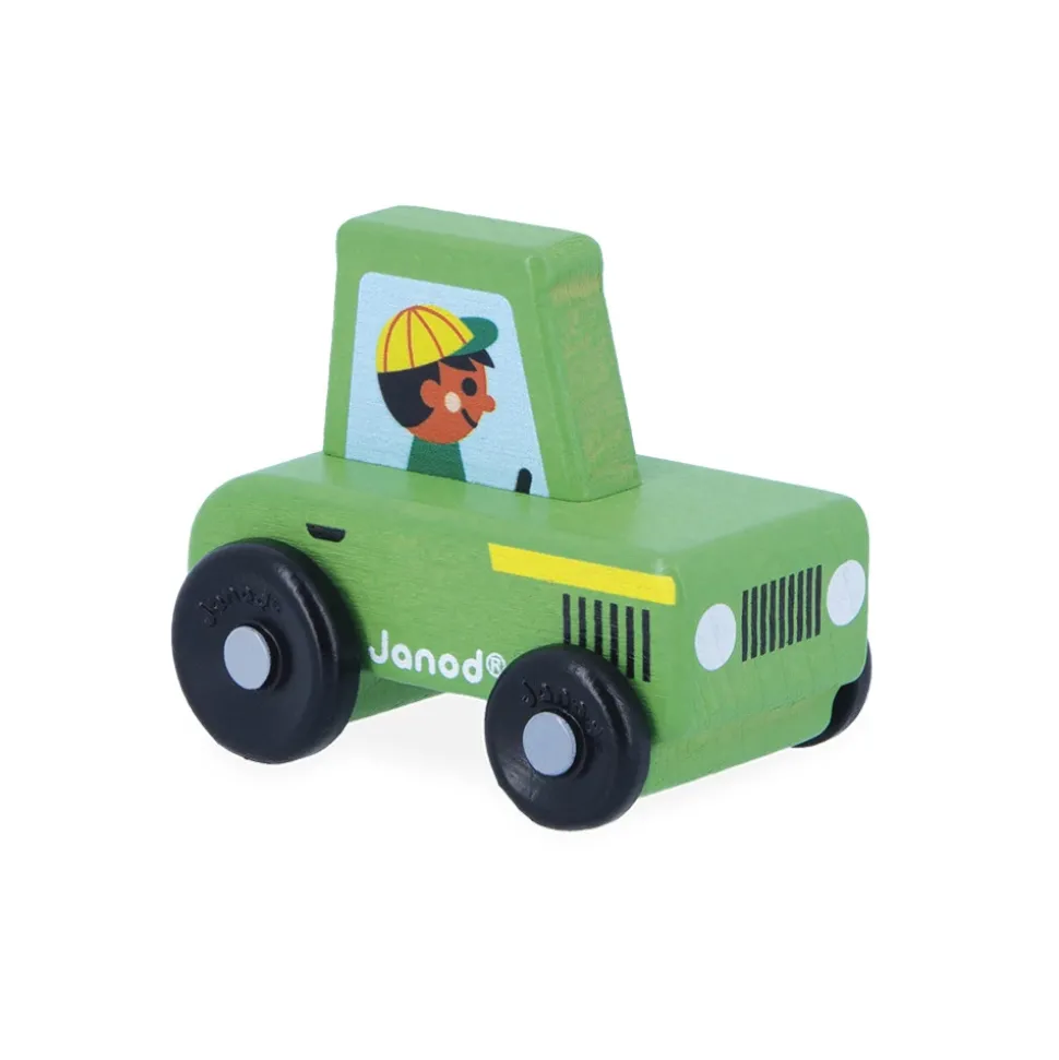 Tracteur vert en bois Campagne - Cross Roads