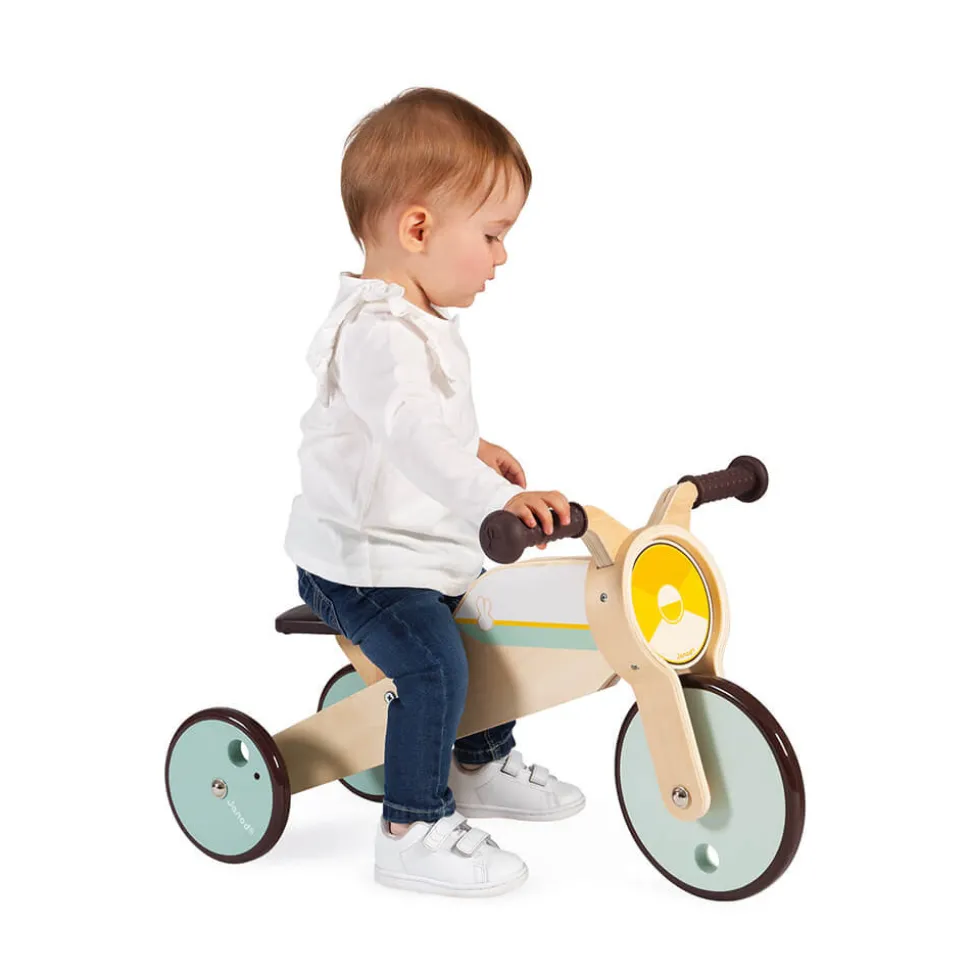 Tricycle 2 en 1 à bascule