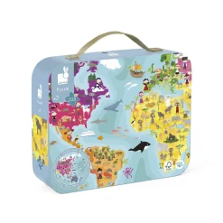 Valisette Puzzle 'Planète Bleue' 208 pièces