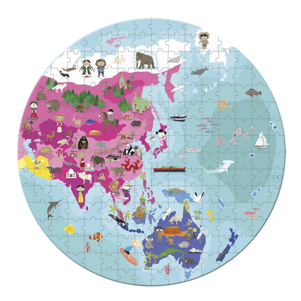 Valisette Puzzle 'Planète Bleue' 208 pièces